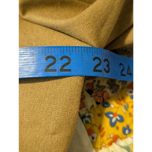 Banana Republic Classic Fit One Button Tan Fully Lined Blazer Womens Size 18 - Picture 8 of 10